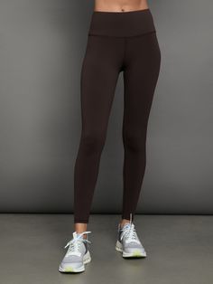 High Rise Full-Length Legging in Diamond Compression - Java Boot Cut Leggings, Stirrup Leggings, Leopard Leggings, Thermal Leggings, Color Block Leggings, Carbon 38, Activewear Brands, High Intensity Workout, Activewear Fashion