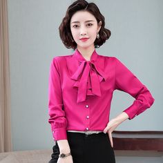 These blouses have been carefully selected by the shop owner. They are of good quality and feel comfortable to the touch.Buy without regret.All customers who order a blouse will receive a complimentary $5 brooch.Name:Spring and Autumn ,new style, chiffon long-sleeve shirt, tie bowknot soft lady top,offices,cheap on saleMaterial:blendedColor:white,burgundy,rose red,blueFeatures:elegant,sweetheart<p>Size(cm):S,M,L,XL,2XL,3XL,4XL 1inch=2.54cm</p><br/><p>S:length:59,bust:87,s Solid Color Office Lady Blouse For Semi-formal Occasions, Semi-formal Solid Office Blouse, Casual Tie Neck Blouse For Office, Casual Office Blouse With Tie Neck, Elegant Tie Neck Shirt For Workwear, Solid Color Tie Neck Office Blouse, Tie Neck Blouse For Fall Office Lady Style, Feminine Tie Neck Blouse For Office, Solid Tie Neck Blouse For Office