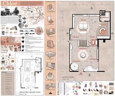 the floor plan for an apartment is shown in this drawing and it's layout