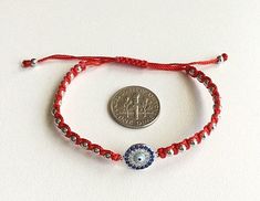 925 sterling silver evil eye red bracelet .adjustable .for protection ,good luck and prosperty. --comes with free gift pouche. pulsera rojo de plata esterlina 925 ojo de la buena suerte. ajustable. para proteccion ,buena suerte y prosperidad. --gratis bolsa de regalo. Adjustable Silver Round Evil Eye Bracelet, Adjustable Sterling Silver Evil Eye Bracelet Gift, Adjustable Red Evil Eye Jewelry, Red Adjustable Evil Eye Jewelry, Silver Bracelets With Adjustable Cord, Red Evil Eye Bracelet For Good Luck, Silver Adjustable Cord Bracelet, Adjustable Sterling Silver Evil Eye Bracelet, Adjustable Silver Evil Eye Bracelet Gift