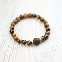 Wrist Malas Small Tiger Eye & Bodhi Wrist Mala WM574.SM Spiritual Stretch Bracelet With Natural Stones, Spiritual Brown Bracelet For Meditation, Brown Spiritual Bracelets For Meditation, Everyday Spiritual Stretch Bracelet With Natural Stones, Spiritual Gemstone Beads Stretch Bracelet For Meditation, Spiritual Gemstone Beads Bracelet For Meditation, Holistic Brown Bracelets For Meditation, Earthy Gemstone Beads Bracelets For Meditation, Brown Gemstone Beads Bracelets For Meditation