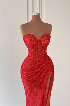 We could custom made 70+ colors & all sizes, if you do not not find the color name listed, pls leave message on special instructions to note the exact color you need. Also custom size is available, if you need your dress customized, pls leave your bust, waist, hips & barefoot height size in the order remark. Thank you. Classy Red Carpet Dresses, Md Dresses, Mermaid Prom Dresses Long, Prom Dress With Split, Sequins Prom Dress, Second Dress, Dark Red Dresses, Carpet Ideas, Dress Business