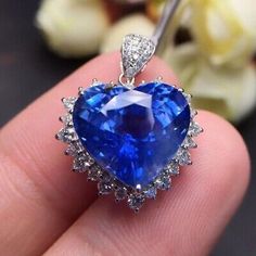 (eBay) If you have any queries related to the product or service you can expect a reply within 12-48 hours of inquiry. Sapphire Side Stones, Titanic Jewelry, Tanzanite Pendant, Blue Sapphire Pendant, Gem Mining, Gemstone Pendants, Sapphire Engagement Ring Blue, Halo Pendant, Sapphire Pendant