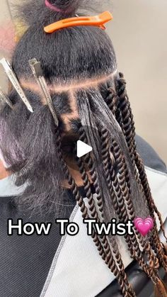 Soft Twist Hairstyles, Curly Two Strand Twist, Passion Twists Install, Twist With Braiding Hair Tutorial, How To Twist With Braiding Hair, Easy 2 Strand Twist Styles, Twist Using Braiding Hair, Braids With Twist Natural Hair, Easy Twist Hairstyles Black Women Natural Hair