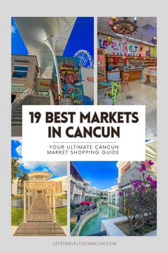 Pinterest image saying "Markets in Cancun". Crown Paradise Club Cancun, Market Shopping, Travel Goals, Best Vacations, Beach Vibe, Adventure Awaits, Cancun