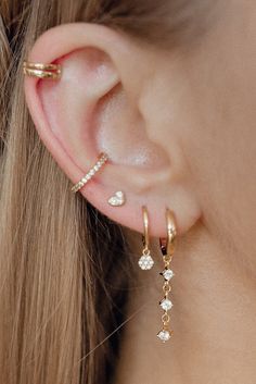 Gold Plated Huggie Piercings, Delicate Gold Plated Single Huggie Earring, Gold Plated Dangle Huggie Earrings For Everyday, Dainty 14k Gold Dangle Huggie Earrings, Delicate Gold-plated Huggie Earrings, Gold Plated Huggie Earrings With Ear Wire, Classic Gold Plated Dangle Huggie Earrings, Dainty Gold Plated Huggie Earrings, Classic 14k Gold Filled Dangle Huggie Earrings