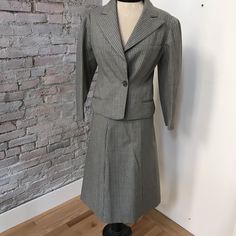 Womens Skirt Suits, Vintage Suit, Vintage Suits, Vintage 40s, Wool Skirt, Wool Skirts, Skirt Suit, Double Breasted Suit Jacket, Skirt Outfits