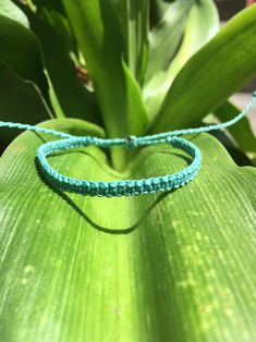 Surfer bracelet wax thread bracelet unisex bracelet Costa | Etsy Green Resizable Braided Bracelets For Beach, Green Nylon Cord Braided Bracelets For Beach, Adjustable Green Waxed Cord Braided Bracelets, Hand-strung Waxed Cord Beach Bracelets, Square Knot Bracelets, Adjustable Blue Hand-strung Braided Bracelets, Surfer Bracelets, Square Knot, Beach Bracelets