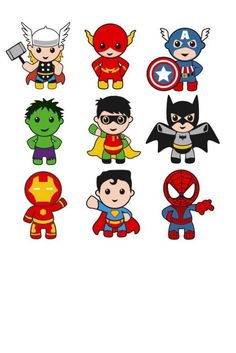 the avengers stickers are all different colors