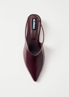 Eros Burgundy Leather Pumps | ALOHAS Finnish Fashion, Burgundy Heels, Hand Towels Kitchen, Burgundy Shoes, Knit Alpaca, Knit Bottom, Weekender Tote Bag, Half Zip Sweaters, Boot Bag