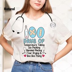 a woman with a stethoscope on her shirt