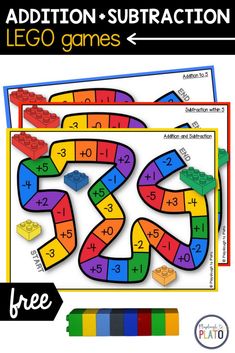 addition and subtraction game for lego games