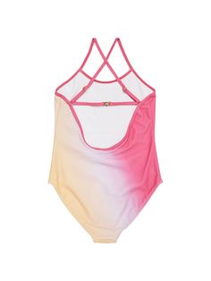 Adjustable straps. Logo details. All over print placement may vary Summer Pink Bodysuit With Adjustable Straps, Pink Bodysuit With Adjustable Straps For Summer, Print Placement, All Over Print, Adjustable Straps, ? Logo