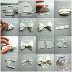 how to make a bow for someone's hair