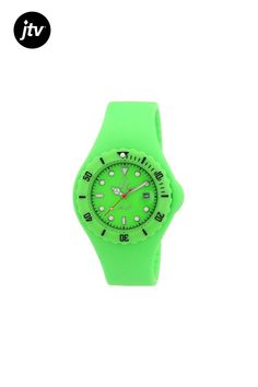 Plastic case, Silicone strap, Green dial, Quartz movement, Scratch resisant mineral, Water resistant up to 5 ATM - 50 meters - 165 feet //  JY05GR Green Analog Display Watch Accessories With Round Dial, Green Digital Watch With 10atm Water Resistance For Outdoor, Green Outdoor Watch With Stopwatch, Green Analog Display Watch For Outdoor, Green Analog Outdoor Watch, Green Watch With Analog Display, Green Watches With Analog Display, Green Watch With Analog Display And Round Dial, Green Watches For Outdoor Activities