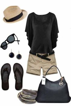 Outfit Shorts, Mode Tips, Mode Casual, 가을 패션, Cute Summer Outfits, Looks Style, Mode Inspiration, Outfit Casual, Clothing And Accessories