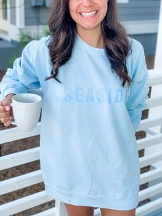 Cozy up in this ultra soft pullover sweatshirt for a night by the lake, a day in the mountains or just for netflix and chill. Details: - 80/20 ring spun cotton/polyester - 3-end garment-dyed ring spun fleece - Machine wash with cold water, hang dry - Light Blue Sweatshirt with Pale Blue design Have questions? Want a custom order? Send us a message and we'd be happy to help! ----------------------------------------------------------------- SHIPPING All orders are shipped via USPS via the options Blue Casual Sweatshirt For Lounging, Casual Blue Sweatshirt For Lounging, Spring Crew Neck Sweatshirt For Lounging, Long Sleeve Vsco Sweatshirt For Loungewear, Vsco Style Cotton Sweatshirt For Loungewear, Cozy Sweatshirt For Spring Lounging, Cozy Spring Sweatshirt For Lounging, Cozy Lounging Sweatshirt For Spring, Cozy Spring Lounging Sweatshirt