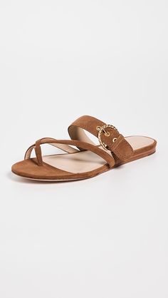 Veronica Beard Salva 3 Sandals | Shopbop Chic Sandals With Gold-tone Hardware And Single Toe Strap, Chic Suede Sandals With Single Toe Strap, Gold Suede Open Toe Sandals, Gold Open Toe Suede Sandals, Summer Closet, Ancient Greek Sandals, Greek Sandals, Veronica Beard, Women's Wardrobe