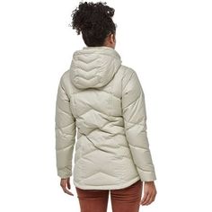 Whether we're exploring our hometown or venturing to a new city, we zip up the Patagonia Down With It Down Jacket to help us stay ready for anything. This jacket features a hip length, a removable hood, and 600-fill goose down for warmth and coverage in chilly weather. The recycled polyester shell is treated with Deluge DWR to shrug off precipitation, and is quilted with classic blocking that tapers and slims at the sides for a flattering silhouette. Front pockets zip to secure your cell phone Outdoor Down Parka With Zipper Closure, Outdoor Down Hooded Jacket With Zipper Closure, Patagonia Hooded Outerwear With Adjustable Hood, Patagonia Hooded Outerwear With Pockets, Patagonia Hooded Outerwear For Cold Weather, Patagonia Down Outerwear For Fall, Patagonia Outerwear With Adjustable Hood For Outdoor Activities, Patagonia Hooded Outerwear For Outdoor Activities, Patagonia Outerwear For Hiking