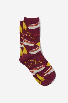 Keep those feet warm with these fun novelty socks!Choose from multiple designs, you'll never have to wear odd socks again.

Features:  
MENS NOVELTY SOCKS
 -  COTTON
 -  75% Cotton
 -  20% Polyester
 -  5% Elastane
Composition: 75% Cotton, 20% Polyester, 5% Elastane, 52  66% Cotton, 32% Nylon, 1% Elastane, 1% Polyester, 53  81% Cotton, 17% Nylon, 2% Elastane, 54  50% Nylon, 48% Cotton, 2% Elastane, 55  63% Cotton, 35% Nylon, 2% Elastane Typo Shop, Odd Socks, Mens Novelty Socks, Travel Wallet Organizer, Socks Cotton, Wrapping Gift Cards, Homewares Shop, Stationery Accessories, Crazy Socks