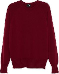 Cashmere Workwear Sweater In Red, Red Cashmere Sweater With Fine Knit, Red Fine Knit Wool Sweater, Classic Red Fine Knit Sweater, Red Cashmere Sweater For Fall, Red Fine Knit Crew Neck Sweater, Red Merino Wool Sweater For Fall, Classic Red Sweater For Fall, Classic Red Crew Neck Sweater