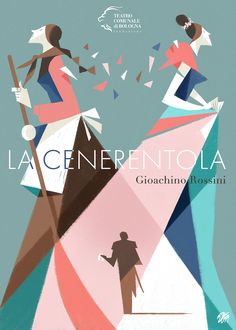 an image of a poster for the movie la cenerentolola by giacchino rossi