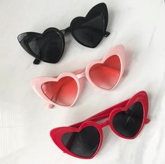 Every girl needs some eye candy! Grab one of our Heart Shaped Sunglasses for you to wear for to spice up any outfit! ---------------------------------------------------------------------------------------------------- ♡ DETAILS ♡ ---------------------------------------------------------------------------------------------------- - Quality plastic material - Lens Width: 52mm - Lens Height: 63mm - UV400 lens EACH COLOUR SOLD SEPARATELY. Colours available in Red or Black.   **CHILD VERSION AVAILABL Bride Sunglasses, Rhinestone Sunglasses, Photoshoot Props, Shaped Sunglasses, Plastic Sunglasses, Heart Shaped Sunglasses, Heart Sunglasses, Heart Frame, Big Love