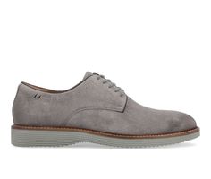 Lace-up this impressive derby shoe that will leave your outfit looking better than ever. This Seneca casual derby from Thomas & Vine will leave you walking around in their 12 mm Tru Comfort Foam™ insole and cushioned collar tongue for your everyday comfort. The elastic gusset and ExtraLight® outsole ensure this style will last you for years to come. Genuine Suede upper, Lace up closure,1\ heel, Round toe, Tru Comfort Foam™ footbed, EVA (Ethylene Vinyl Acetate) outsole, Cushioned collar and tongu Casual Lace-up Dress Shoes With Textured Sole, Casual Lace-up Shoes For Derby With Textured Sole, Casual Wingtip Lace-up Shoes With Removable Insole, Casual Oxford Lace-up Shoes With Leather Sole, Casual Lace-up Oxfords With Removable Insole, Casual Low-top Lace-up Business Shoes, Casual Low-top Lace-up Shoes For Business, Casual Business Oxfords, Casual Brogue Lace-up Shoes For Work