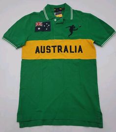 Ralph Lauren Australia Rugby Green Embroidered Patches Polo Shirt Size Small/S (Pictures are for reference only, not size specific) S Pictures, Australia Rugby, Embroidered Patches, Rugby, Polo Shirt, Mens Accessories, Ralph Lauren, Australia, Mens Outfits