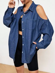 Women's Casual Long Sleeve Denim Shirt, Blue Blue Casual  Long Sleeve Denim Plain Shirt Non-Stretch  Women Clothing, size features are:Bust: ,Length: ,Sleeve Length: Bleu Azur, Long Sleeve Denim Shirt, Camisole Dress, Plain Shirt, Plain Shirts, Women's Casual, Denim Top, Denim Shirt, Denim Wash