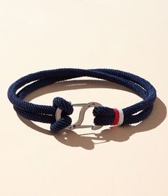 "BKE Cord Bracelet - Blue , Men's Bluemulti Hook closure bracelet Length measures 8". Apparel & Accessories" Casual Blue Durable Bracelets, Blue Bracelets With Stainless Steel Clasp As A Gift, Adjustable Blue Nautical Bracelets, Adjustable Blue Nautical Bracelet, Adjustable Blue Bracelets For Outdoor, Adjustable Blue Braided Bracelets For Outdoor, Navy Nautical Adjustable Bracelets, Navy Adjustable Nautical Bracelet, Adjustable Navy Nautical Bracelet