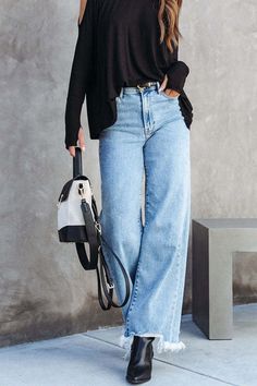 Material Cotton. Denim Style Casual. Street Pattern Type Solid Element Tassel Waist Type High Waist Profile Wide Leg Size(in) Waist Hips Bottom... Street Jeans, Fashion Trends Winter, Maxi Dress Cocktail, Jeans Casual, Dress With Cardigan, Long Blouse