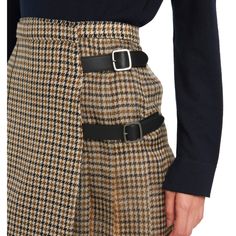 Composition: 100% silk 100% Virgin wool - Fully lined - front buttoning - snap button closure | Max Mara Women's Sfilata Norel Skirt in Brown | SS20 Middle Skirt, Silk Midi Skirt, Moncler Women, Recycle Jeans, Color Marron, Silk Organza, Silk Material, Yoga Wear, Italian Fashion