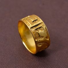 Thick Gold Ring, Hand Carved Wide Ring, Wide Band Ring, Ancient Greek Meander Eternity Key, Men & Women Greek Ring, Greek Jewelry Material:- Brass Size:- Any ♥Benefits Of Brass... Many people believe that by wearing brass jewelry, your skin will absorb minerals from the brass and provide the wearer with positive health benefits. Key to efficient metabolism, absorption and transportation of iron throughout the body, and melanin production in the skin, brass is an essential trace mineral. It's Thick Gold Ring, Greek Ring, Greek Jewelry, Wide Rings, Brass Ring, Greek Key, Wide Band Rings, Unisex Ring, Delicate Rings