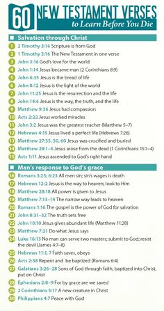 the bible's new testament verses