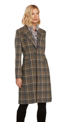 EMILIA PLAID COAT