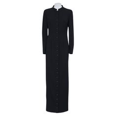 Fall Winter 1997 iconic and rare long robe manteau. Seraph neck. Button closure. The composition is 84% virgin wool, 13% nylon and 3% elastane. Dolce And Gabbana, Fall Winter, Composition, Fashion Outfits, Wool, Clothes