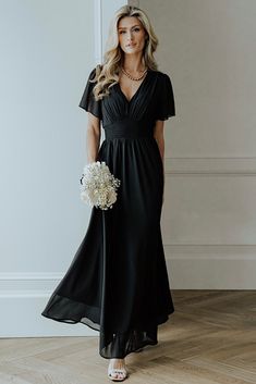 Birdie Maxi Dress | Black Black Maxi Gown, Baltic Born, Velvet Maxi Dress, Maxi Gown, Maxi Dress Black, Green Maxi, Maxi Dress Navy, Chiffon Material, Chiffon Maxi Dress