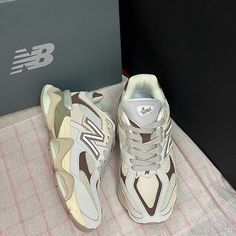 Available In Stylish Gray With Timberwolf Accents, These Stylish And Comfortable Sneakers Are Perfect For Any Casual Or Athletic Occasion. Size:Eu 38.5(Men's 6 Or Women's 7.5) New Balance 9060, Pretty Shoes Sneakers, Gray Matters, Dad Shoes, Looks Party, Balance Sneakers, Fresh Shoes, Hype Shoes, Aesthetic Shoes