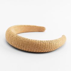 Nwt. Zara Natural Woven Quilted Headband. Ref. 0653/025. Zara Headband, Natural Weave, Zara, Hair Accessories, Women Accessories, Women Shopping, Color