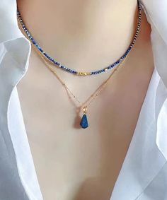 https://gemiglitz.com/products/fashion-klein-blue-sterling-silver-overgild-bluestone-beading-two-piece-set-pendant-necklace?ref=qkqcvsec #fashion #sterlingsilver #fashionista #style #bluestone #necklace #jewelry #accessories #trendy Daily Hairstyles, Klein Blue, Dress Jewelry, Bead Jewellery, Boho Stil, Trendy Fashion Women, Two Piece Set, Diy Necklace, Two Piece Sets