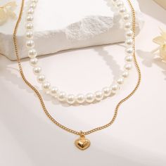 Material: Alloy Color: 5676601 Fashion Element: Love Heart/Heart Shape Style: INS Style Necklaces Cross, Cross Border, Love Necklace, Necklace For Women, Heart Shape, Pendant Necklaces, High Grade, Double Layer, Womens Necklaces