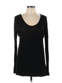 Splendid Long Sleeve T Shirt Size: Large Tops - used. 96% RAYON, 4% SPANDEX | Splendid Long Sleeve T-Shirt: Black Tops - Size Large Black Scoop Neck T-shirt For Fall, Black Long Sleeve, Long Sleeve Top, Long Sleeve T Shirt, Long Sleeve Tshirt, Long Sleeve Tops, Long Sleeve Shirts, Women Handbags, Womens Tops