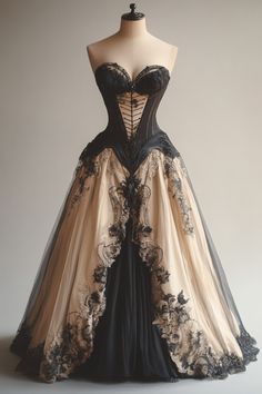 Md Dresses, Family Reference, Xv Ideas, Ethereal Dress, Unique Prom Dresses, Sweetheart Wedding Dress, Fantasy Gowns, Medieval Dress, Dreamy Dress