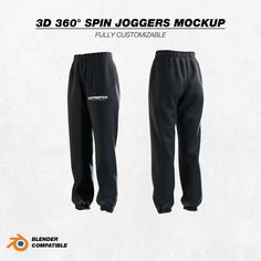 KINDLY NOTE: This asset is mainly intended for the 3D software Blender. It is a FREE to download software! This package includes a Blender file featuring a high quality, realistic Jogger mockup! The mockup comes pre-loaded with a 360 spin animation, and can be fully customized. Included is also a FULL TUTORIAL to help understand all the customizable features! Each garment comes with its own set of textures, neatly organized in a dedicated folder, ready for your customization. - IMPORTANT NOTE - Blender Realistic, Spin Animation, Spinning Animation, Blender Animation, Streetwear Joggers, 3d Blender, 3d Software, 3d Design, Jogging