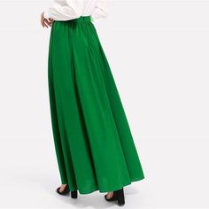 This long flowing maxi skirt is perfection. Featuring a pleated front and a zippered back. With a bold pop of color this skirt pairs perfectly with a cropped top, sweater or bodysuit. Add wedges, heels or sandals and you are ready to rock this look. Made with a polyester and spandex blend for comfort and style. Wedges Heels, Top Sweater, Cropped Top, Maxi Skirt, Color Pop, Wedges, Spandex, Crop Tops, Boutique