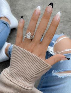 Nails Rings, Acrylic Nails Coffin Short, Fire Nails, Pretty Acrylic Nails, Minimalist Nails, Chic Nails, Nail Arts