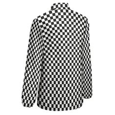 Revitalize your wardrobe with our Checker Top for Women, a trendy and stylish addition that seamlessly blends modern flair with nostalgic charm. Embrace the bold patterns with our Checker Blouse, a versatile piece perfect for making a statement. Elevate your ensemble with our Black Checker Top, offering a sleek and timeless monochrome design. Experience the allure of semi-sheer elegance with our Semi-Sheer Blouse, adding a touch of sophistication to your look. Dive into the retro vibes of the '8 Retro Black Long Sleeve Tops, Retro Black Blouse For Fall, Retro Black Long Sleeve Shirt, Retro Black Shirt For Fall, Checker Top, Checkered Blouse, Monochrome Design, Retro Tops, Bold Patterns