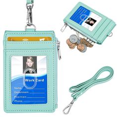 PRICES MAY VARY. 【AN ID CARD HOLDER THAT MAKES LIFE SIMPLER】 As technology improves, cash is being replaced by credit and debit cards. ID cards such as school IDs, office IDs, driver's license and other forms of identification are needed for security reasons. Our badge holder wallet with a detachable 20 inch neck lanyard strap, helps keep all these important ID cards in an efficiently designed PU leather wallet to make your life easier. 【ID BADGE HOLDER STRUCTURE】 With a total of 5 card slots, t Cheap Rfid Blocking Badge Holders For Travel, Affordable Card Holder With Id Window, Cheap Travel Card Holder With Id Window, Cheap Travel Card Holder With Key Leash, Cheap Rfid Blocking Badge Holders For Everyday Use, Cheap Card Holder With Id Window For Personal Use, Cheap Card Holder With Id Window, Cheap White Rfid Blocking Card Holder, Cheap Lanyards With Card Slots For Personal Use