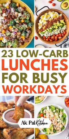 Energize your day with these satisfying low carb lunch ideas! Discover an array of easy lunch ideas for work. Fuel your body with high protein low carb lunch ideas that support your health goals. Simplify your meal prep with delicious meal prep lunch options, all designed to keep you on track. Explore a world of healthy lunch ideas like chicken salad, egg muffins, low carb seafood recipes, and other high-protein meals. Say goodbye to excess carbs and embrace the joy of carb free lunches! Low Carb Recipes Lunch, High Protein Low Carb Lunch, Low Carb Seafood, Easy Low Carb Lunch, Low Carb Lunches, Low Carb Lunch Ideas, Easy Low Carb Lunches, Low Carb Lunch, Lunch Ideas